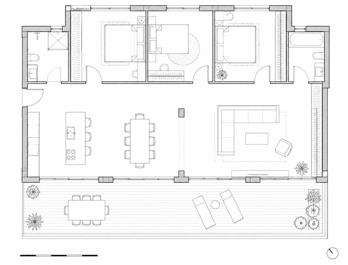 Floor plan — AI-generated concept rendering