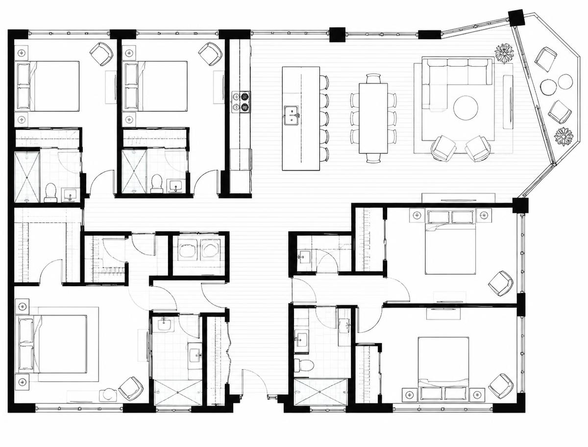 Floor plan — AI-generated concept rendering