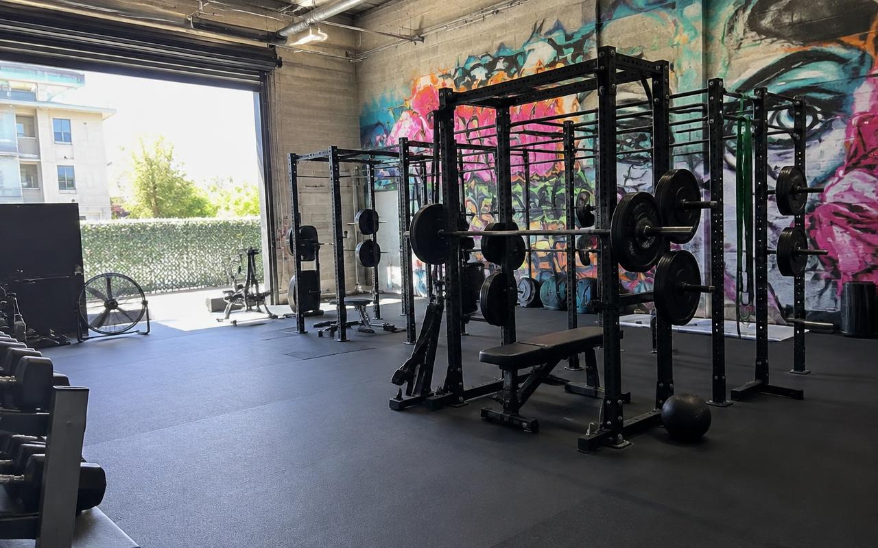 Fitness center & gym — AI-generated concept rendering