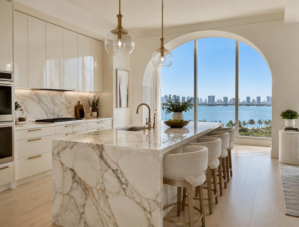 Chef's kitchen — AI-generated concept rendering