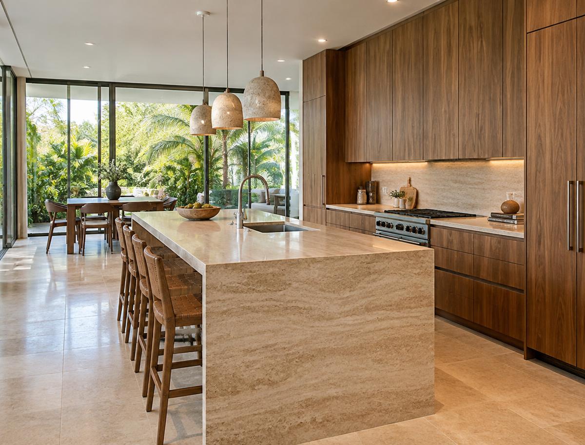 Chef's kitchen — AI-generated concept rendering
